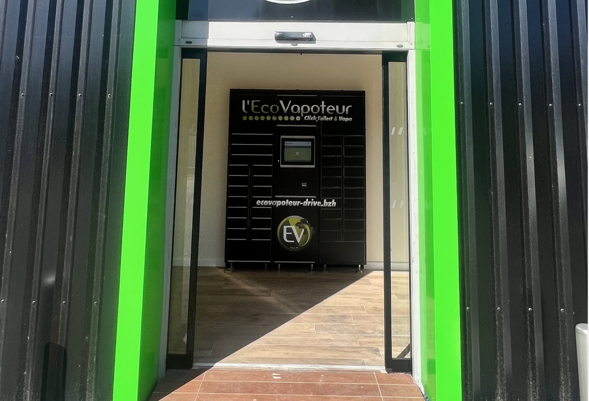 Entrée du Click and Collect EcoVapoteur