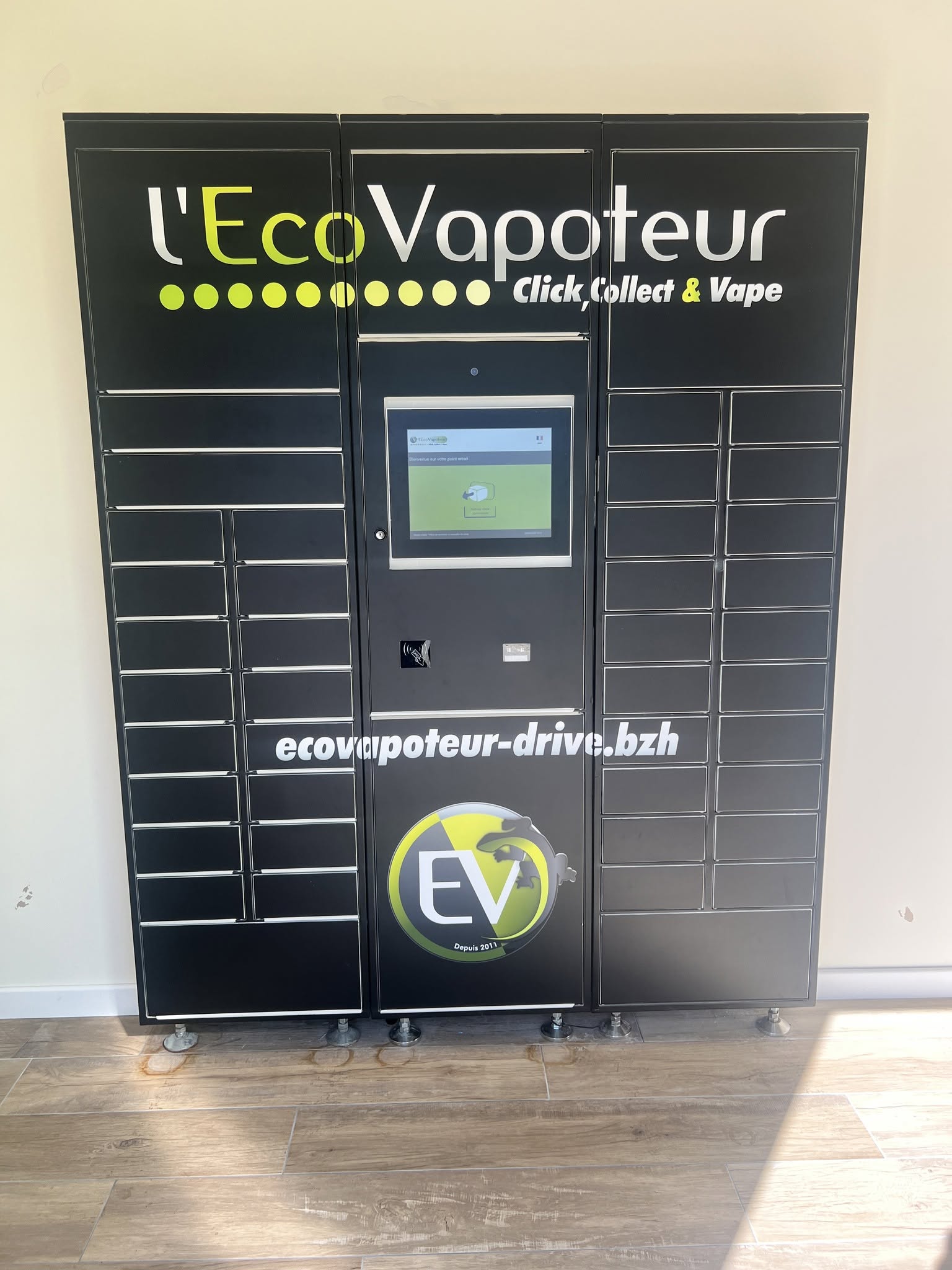 Casiers sécurisés du Drive EcoVapoteur